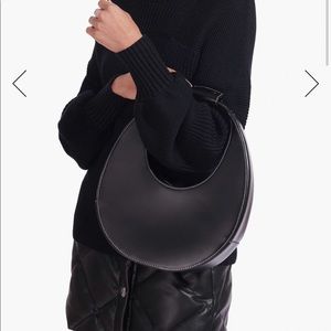 Staud half moon bag black